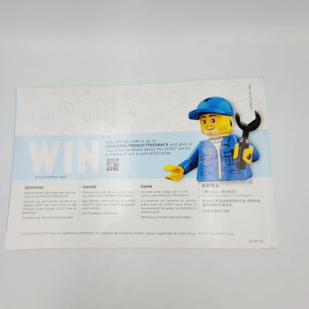 Lego 60345 Farmer's  Market Instruction Manuals ~ #1 and #2-3 BOOKLETS ONLY